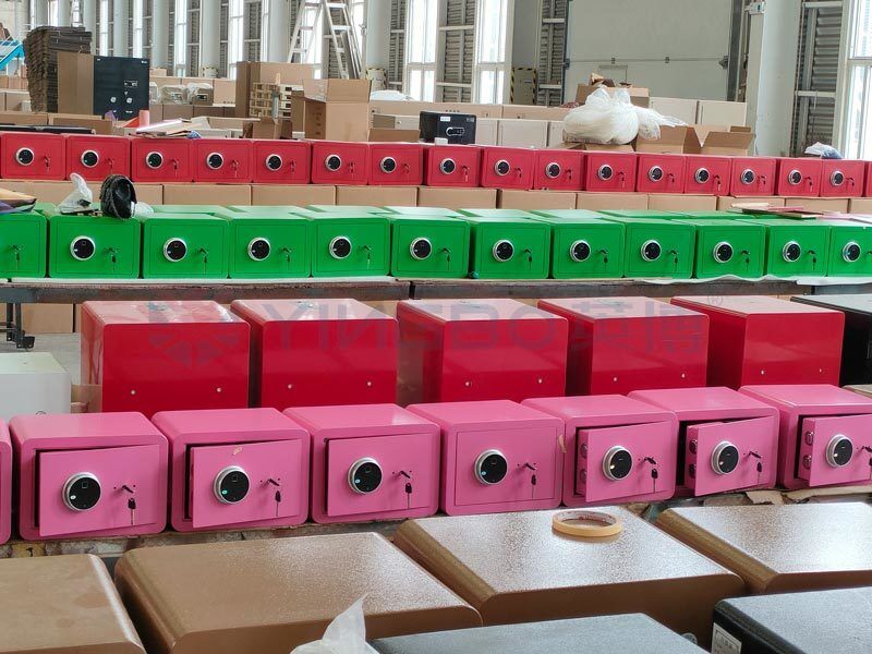 Hebei Yingbo Safe Boxes Co., Ltd ligne de production du fabricant