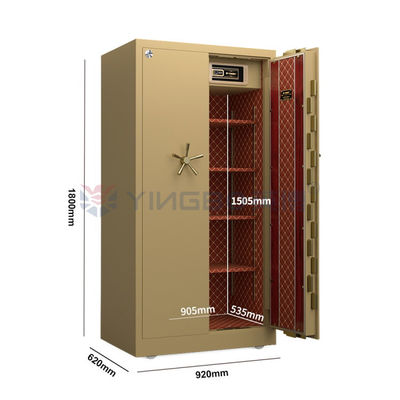 Double alarme, verrouillage d'empreintes digitales, coffre-fort, coffre-fort de chambre mobile, YB/DK180-3C