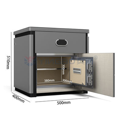 Chargement sans fil Table de nuit Smart Safe Box Pour la sécurité à domicile