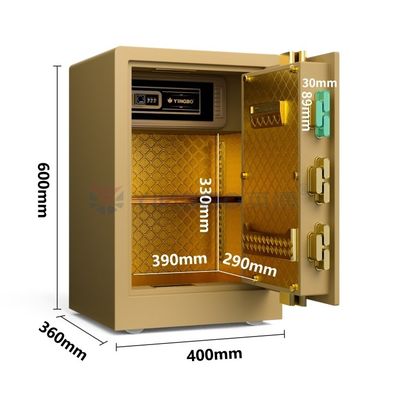 Boulons brevetés, coffre-fort de luxe, verrouillage d'empreintes digitales YB/RS-60