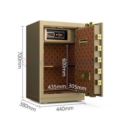 Fermeture de coffre-fort de bureau en acier massif à empreinte digitale biométrique YB/N7-70