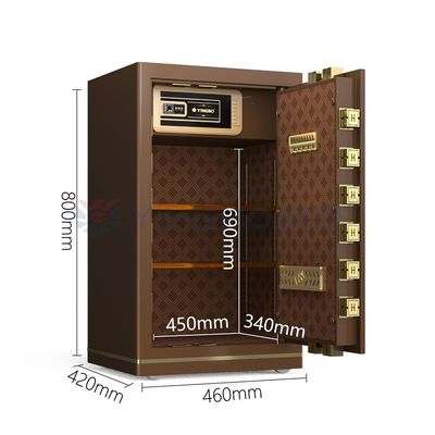 Boîte de sécurité intelligente à double alarme pour la sécurité des bureaux H800mm YB/N7-80