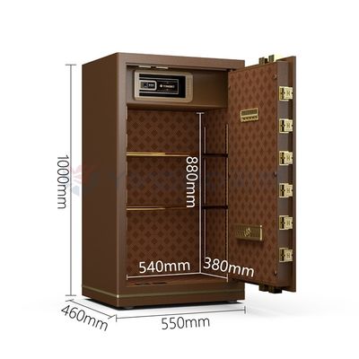 H1000mm acier massif bureau de luxe empreinte digitale verrouilleur coffre-fort pour la sécurité YB/N7-100
