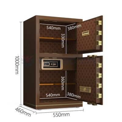 Café d'acier massif de luxe Smart casier de trésorerie pour le bureau Sécurité YB/N7-100D