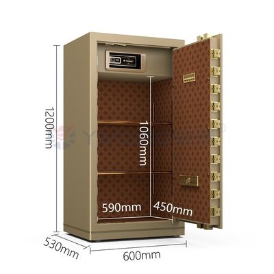 H1200mm Double alarme Luxe coffre-fort Pour la sécurité du bureau