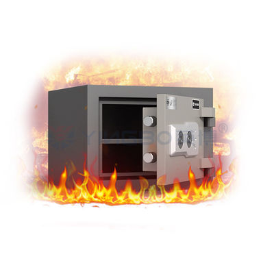 48 kg d'acier massif étanche au feu, coffre-fort, double clé, résistance au feu 120 min YB/FG-32