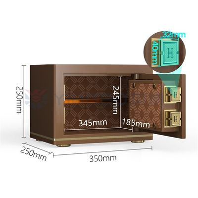 H250mm Serrure électronique Box de sécurité de bureau pour la sécurité