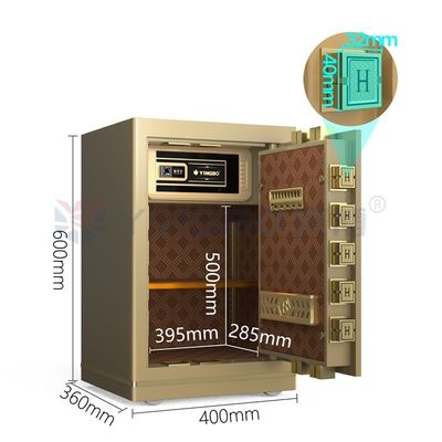 Boîte à coffre à verrouillage numérique électronique en acier massif pour la sécurité de bureau YB/N7-60