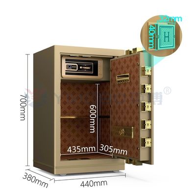 Coffre-fort de bureau intelligent en acier massif, serrure électrique numérique YB/N7-70