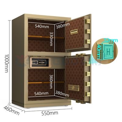 H1000mm Boîte à coffre à verrouillage électronique numérique pour la sécurité de bureau YB/N7-100D