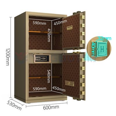 Fermeture électronique de coffre-fort de bureau intelligent Alarme double YB/N7-120D