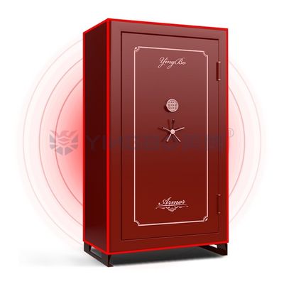 Coffre-fort électronique pour armes à feu, boîte de rangement ignifuge lourde avec certificat UL, boîte de rangement ignifuge