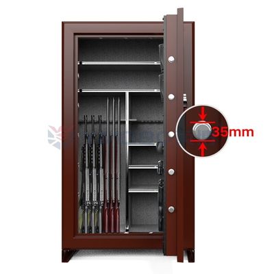 Capacité sûre d'arme à feu de coffre-fort de plaque d'acier de Cabinets d'arme à feu d'estimation ignifuge de 75 minutes grande