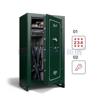 Coffre-fort ignifuge pour armes à feu, coffre-fort pour 10 armes, coffre-fort en plaque d'acier pour 36 armes, boîtes de rangement