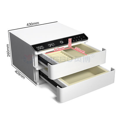 Ouvrez automatiquement la boîte à bijoux à double couche sécurisée 34 kg avec double alarme