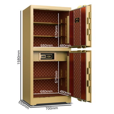 17.5 Cu Ft Coffre-fort de sécurité de banque de catégorie 4 ouverts 278±2 kg Yb/Zy-150d