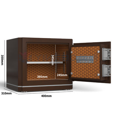 H350mm Double alarme de coffre-fort résidentiel durable
