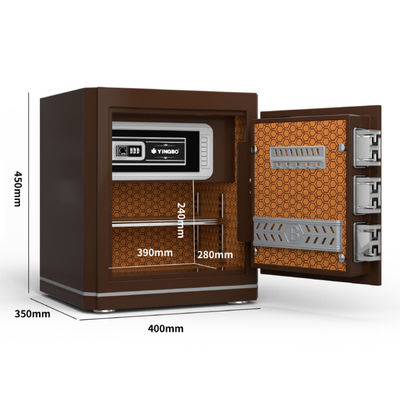35 kg coffre-fort anti-vol à domicile boîte de verrouillage à empreintes digitales YB/N6-45