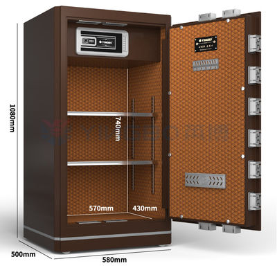 6.4 Cu Ft coffre-fort de sécurité à double alarme pour entreprise de bureau à domicile YB/N6-100