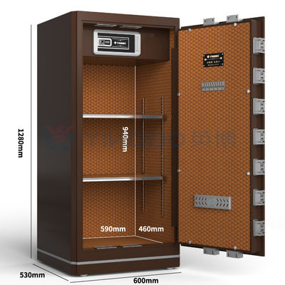 H50.5 pouces Coffre-fort à domicile Fermeture d'empreintes digitales biométriques numériques YB/N6-120