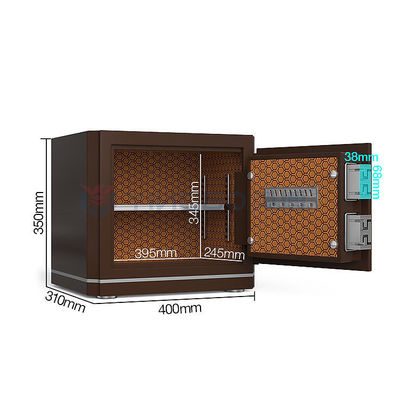 Hauteur 350 mm coffre-fort résidentiel personnalisé avec boulons en double T brevetés