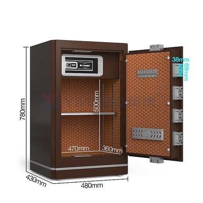 Conception extérieure OEM H780mm coffre-fort pour l'argent