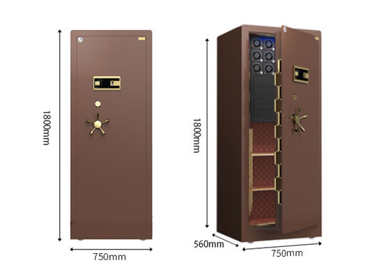 Remontoir de montre et coffre-fort à bijoux en acier massif, grand modèle pour la maison