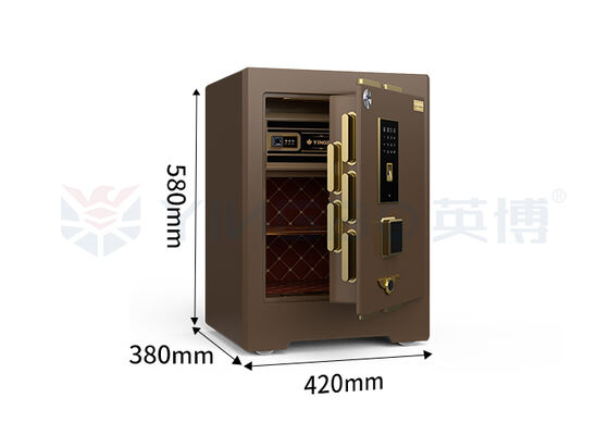 Système d'alarme double H580mm Coffre-fort commercial 3D stéréo Sécurité numérique en cuir doux