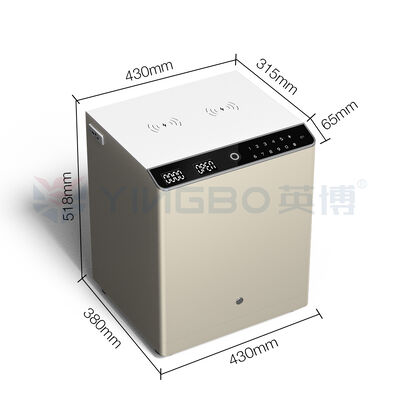 Coffre-fort intelligent robuste avec double alarme et chargement par induction