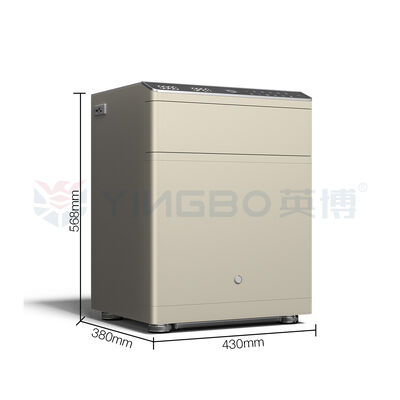 Coffre-fort intelligent de tiroir à activation par mouvement avec serrure biométrique et double alarme