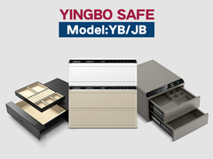 Coffre-fort de bijoux en acier massif YB/JB