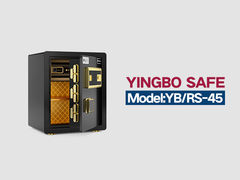 YB/RS-45 empreintes digitales verrouiller des coffres-forts à domicile noir