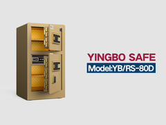 YB/RS-80D empreinte digitale verrouilleur coffres-forts dorés