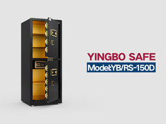 YB/RS-150D empreintes digitales verrouiller des coffres-forts à domicile noir
