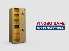 YB/RS-150D empreinte digitale verrouilleur coffre-fort maison doré