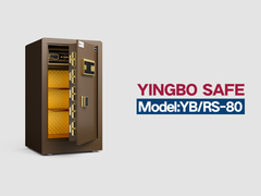 YB/RS-80 empreintes digitales verrouiller des coffres-forts à domicile café