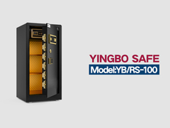 YB/RS-100 empreintes digitales verrouillez des coffres-forts à domicile noir