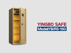 YB/RS-150 empreinte digitale verrouillez les coffres-forts en or