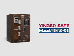 YB/N6-58 alarme intelligente double coffres-forts domestiques en acier massif