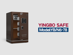 YB/N6-78 détecteur d'empreintes digitales serrure des coffres-forts à domicile double alarme