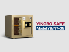 Fermeture d'empreintes digitales, coffre-fort de bureau H350 mm