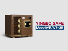 Coffre-fort de bureau en acier massif double alarme YB/N7-35