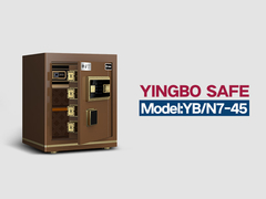 1.5 Cu Ft Coffre-fort de bureau Serrure d'empreintes digitales YB/N7-45