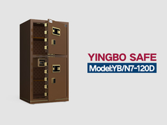 Fermeture d'empreintes digitales biométriques, coffre-fort de bureau, double alarme YB/N7-120D