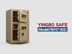 YB-N7-80D - coffre-fort de bureau -verrou électronique en or