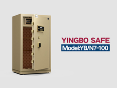 YB-N7-100- coffre-fort de bureau -verrou électronique en or
