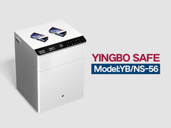 Table de nuit en acier massif YB-NS tiroir blanc