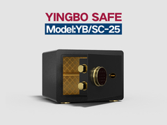 YB-SC-25- coffre-fort à domicile noir