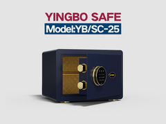 YB-SC-25- coffre-fort à domicile - bleu foncé