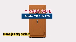 Armoire à bijoux marron 120